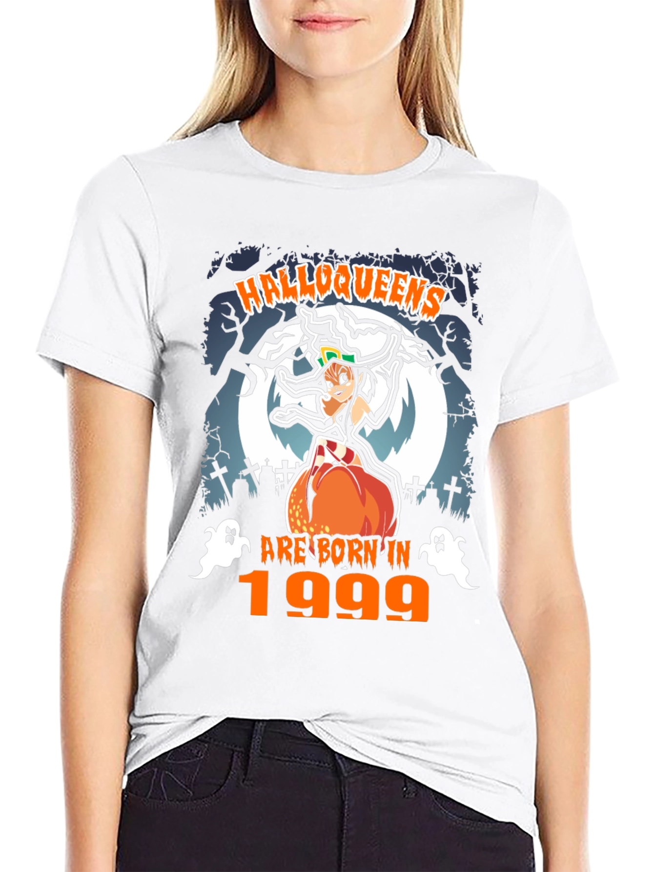 Halloweens Born in 1999 Black T-Shirt