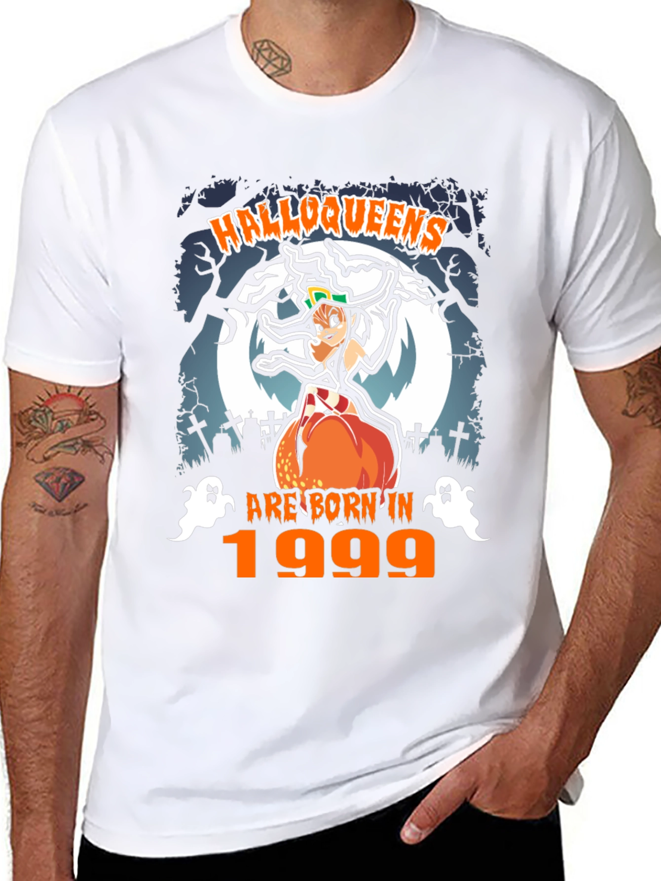 Halloweens Born in 1999 Black T-Shirt