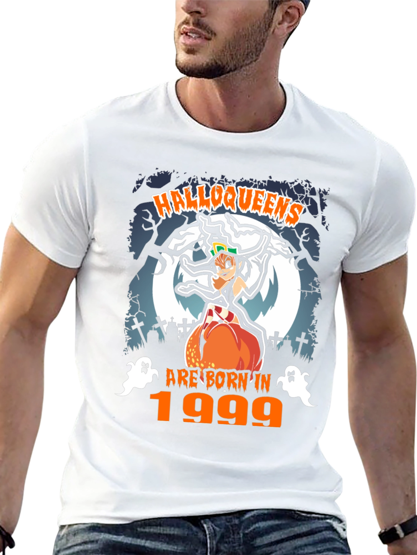 Halloweens Born in 1999 Black T-Shirt