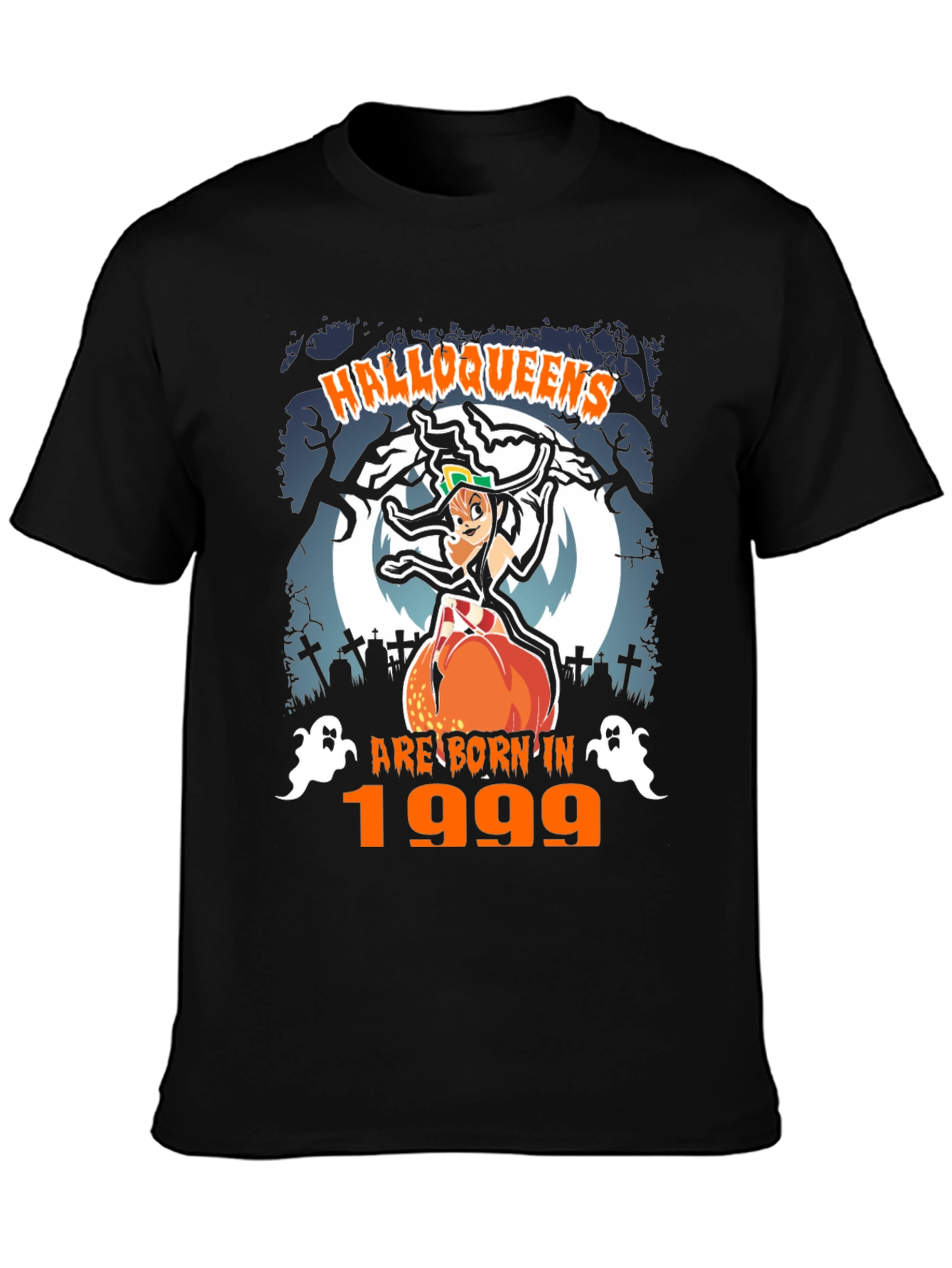Halloweens Born in 1999 Black T-Shirt