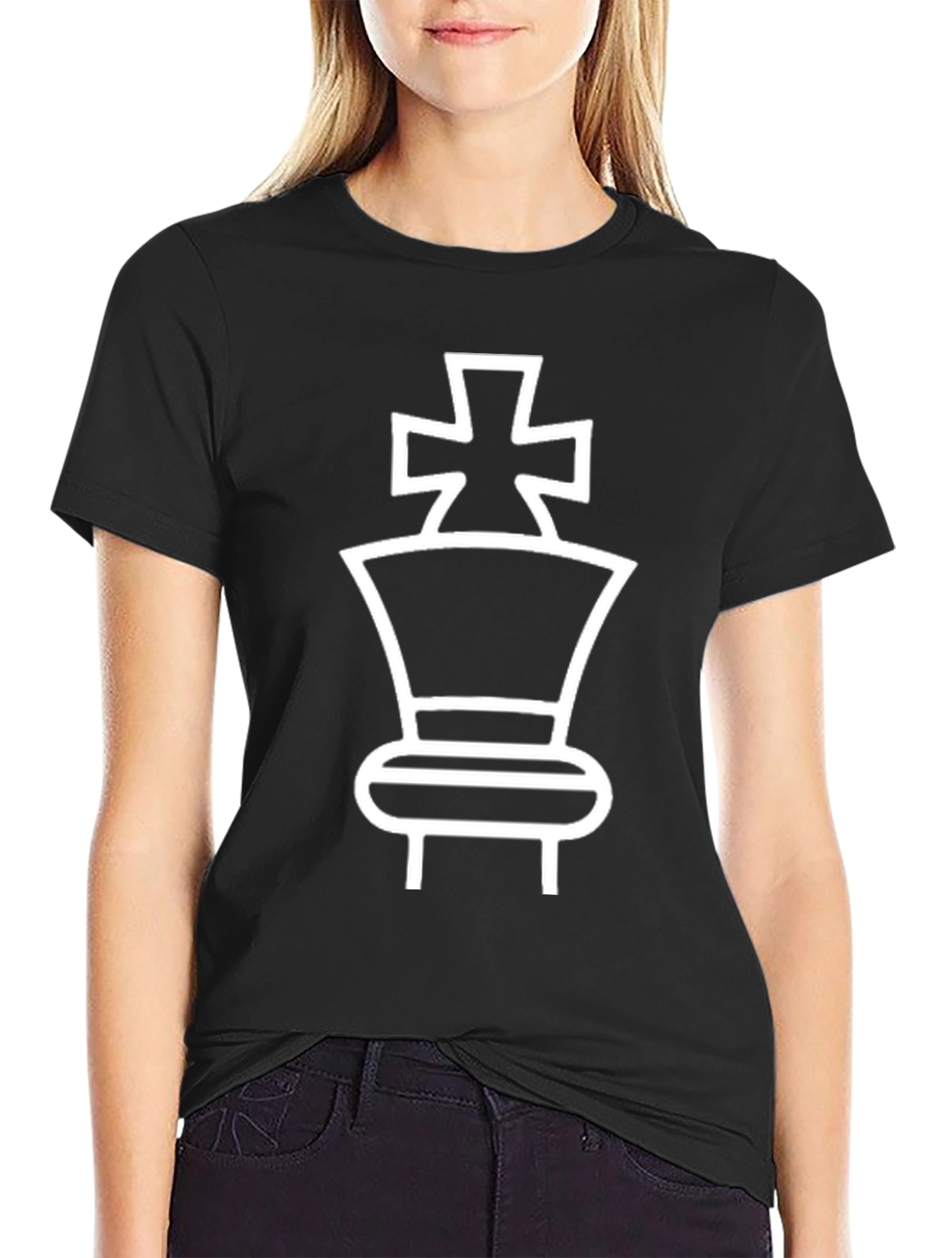 Chess King T-Shirt - Black Graphic Tee
