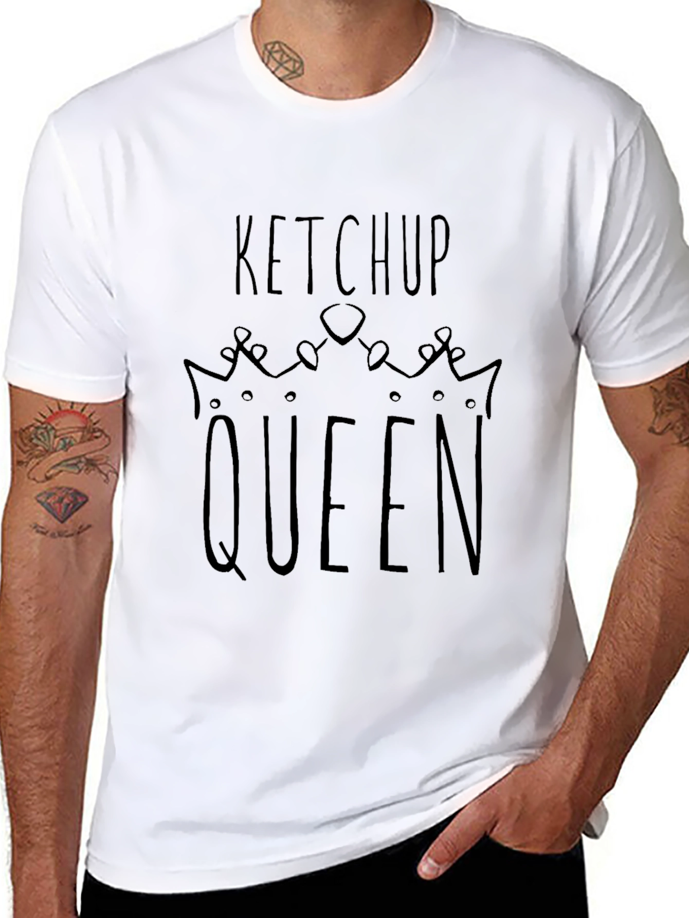 Ketchup Queen T-Shirt - Novelty Graphic Tee