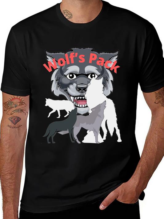 Wolfs Pack Graphic Print Tee
