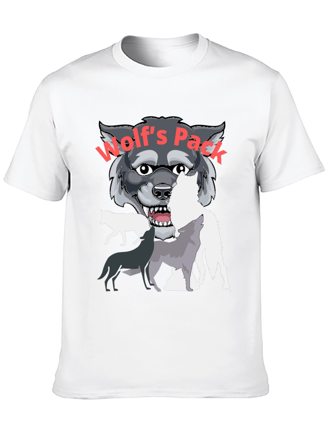 Wolfs Pack Graphic Print Tee