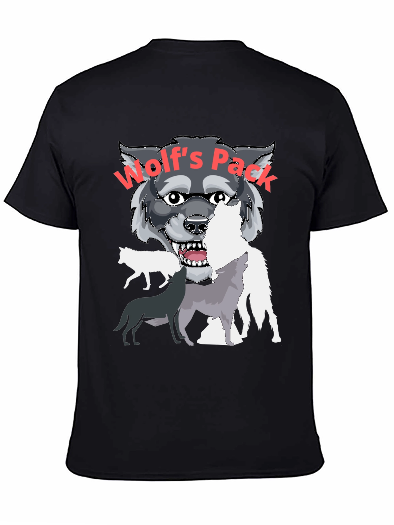Wolfs Pack Graphic Print Tee