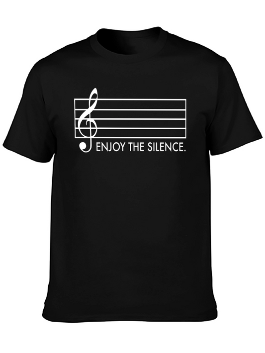 Enjoy the Silence Music Note T-Shirt