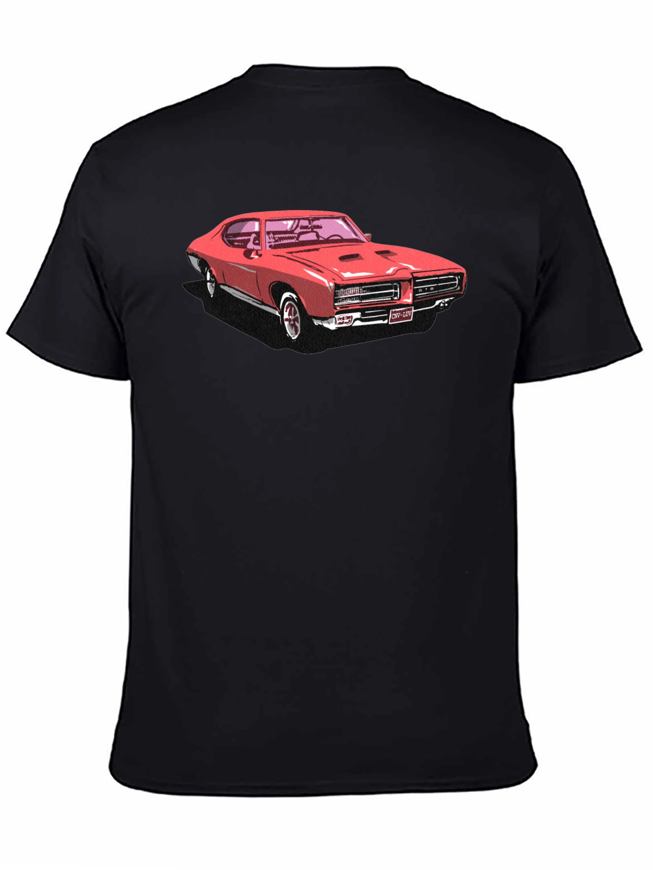 Classic Car Graphic Tee - Black