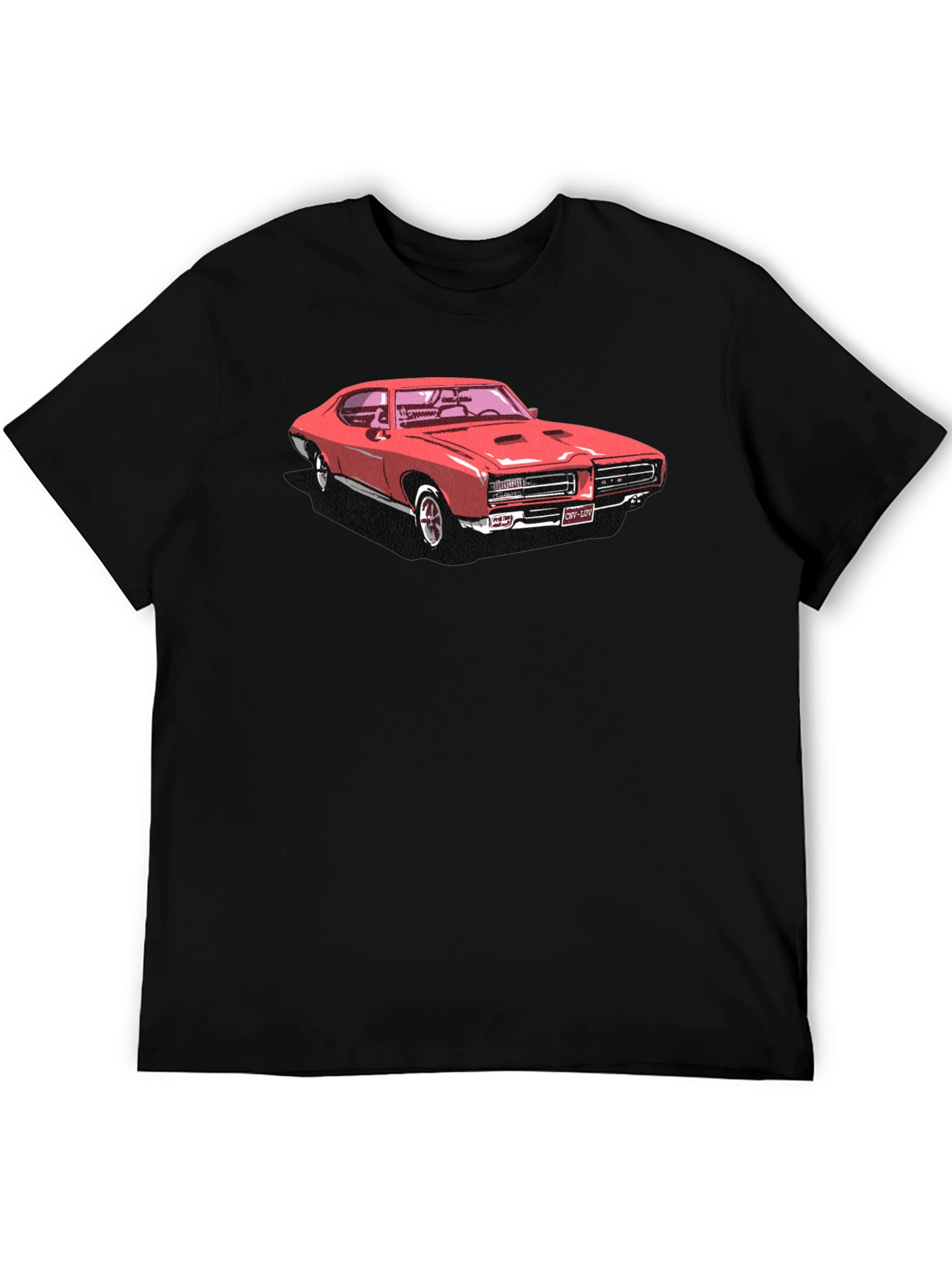 Classic Car Graphic Tee - Black