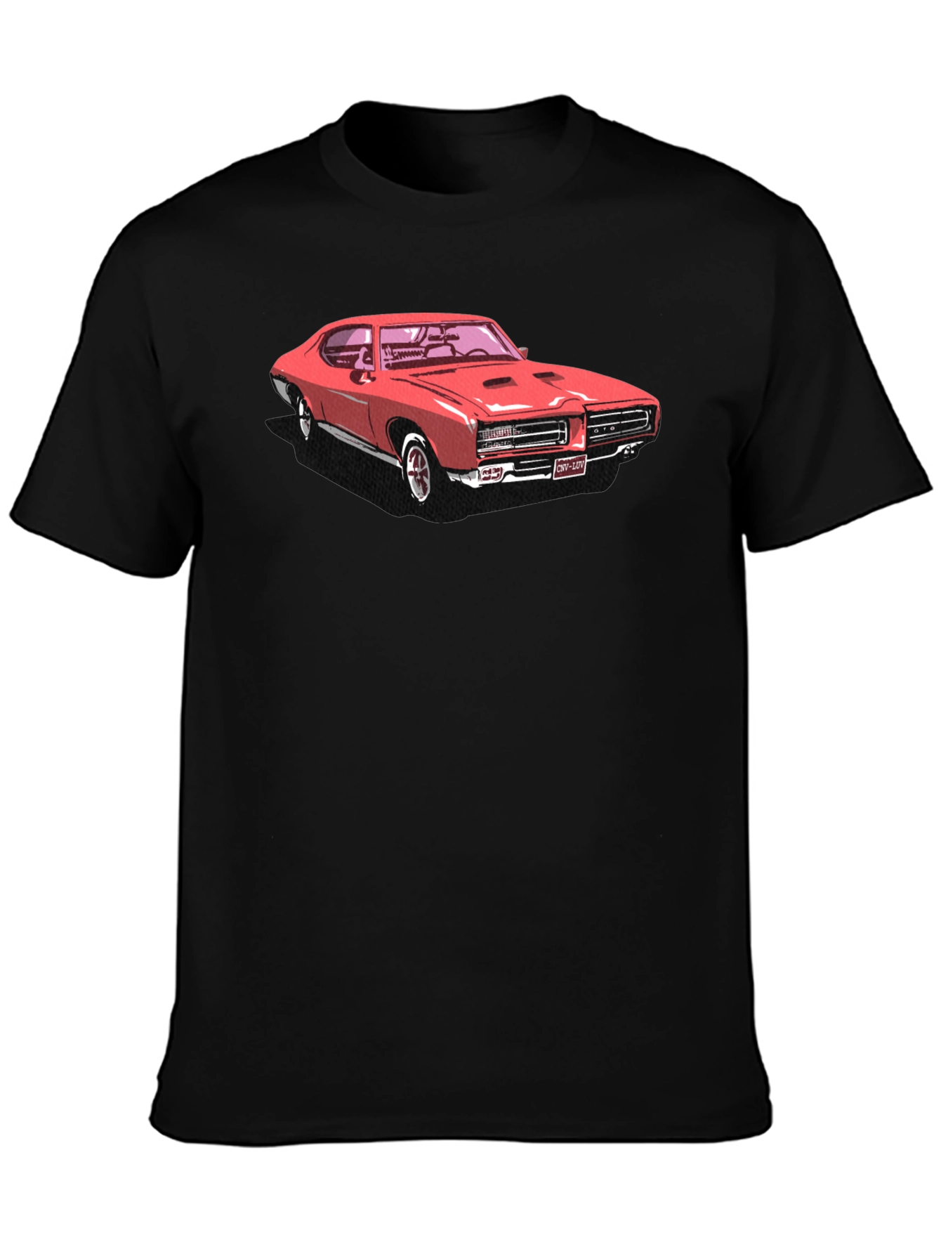 Classic Car Graphic Tee - Black