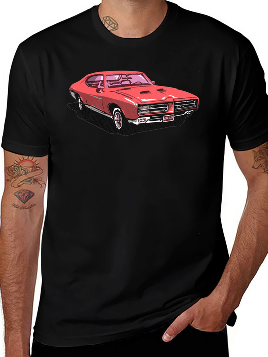 Classic Car Graphic Tee - Black