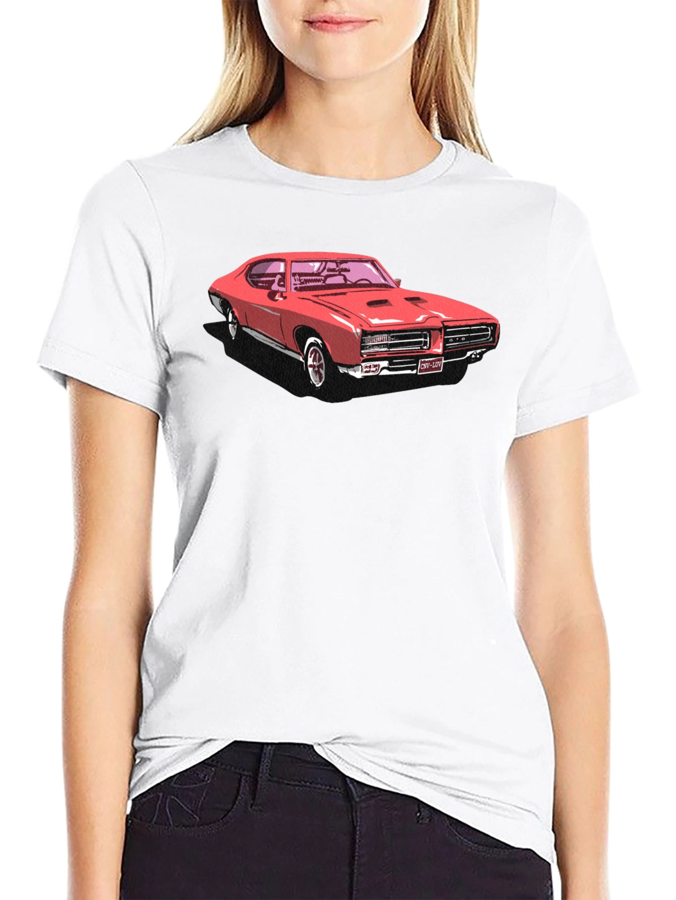 Classic Car Graphic Tee - Black