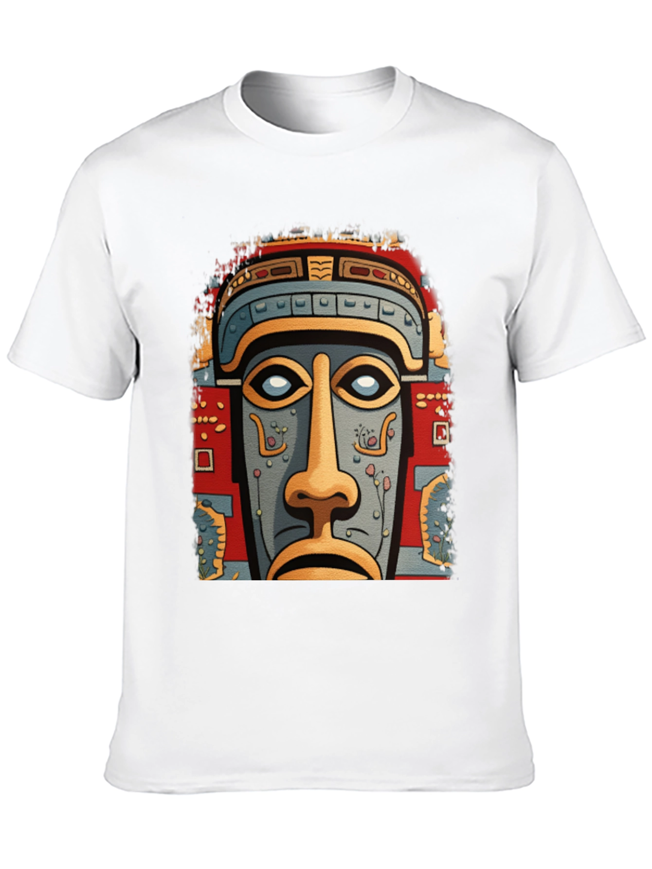 Tribal Mask Graphic T-Shirt
