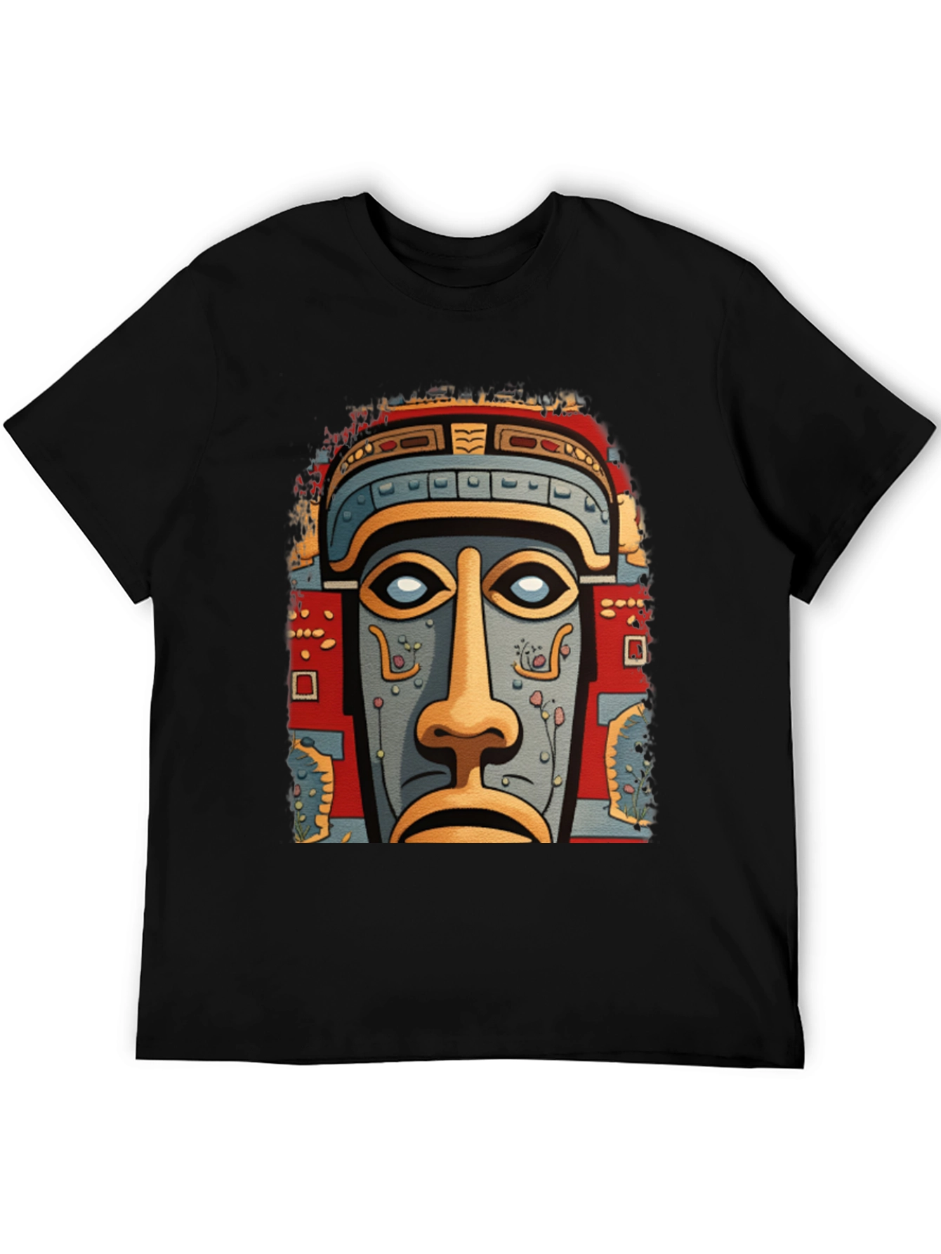 Tribal Mask Graphic T-Shirt