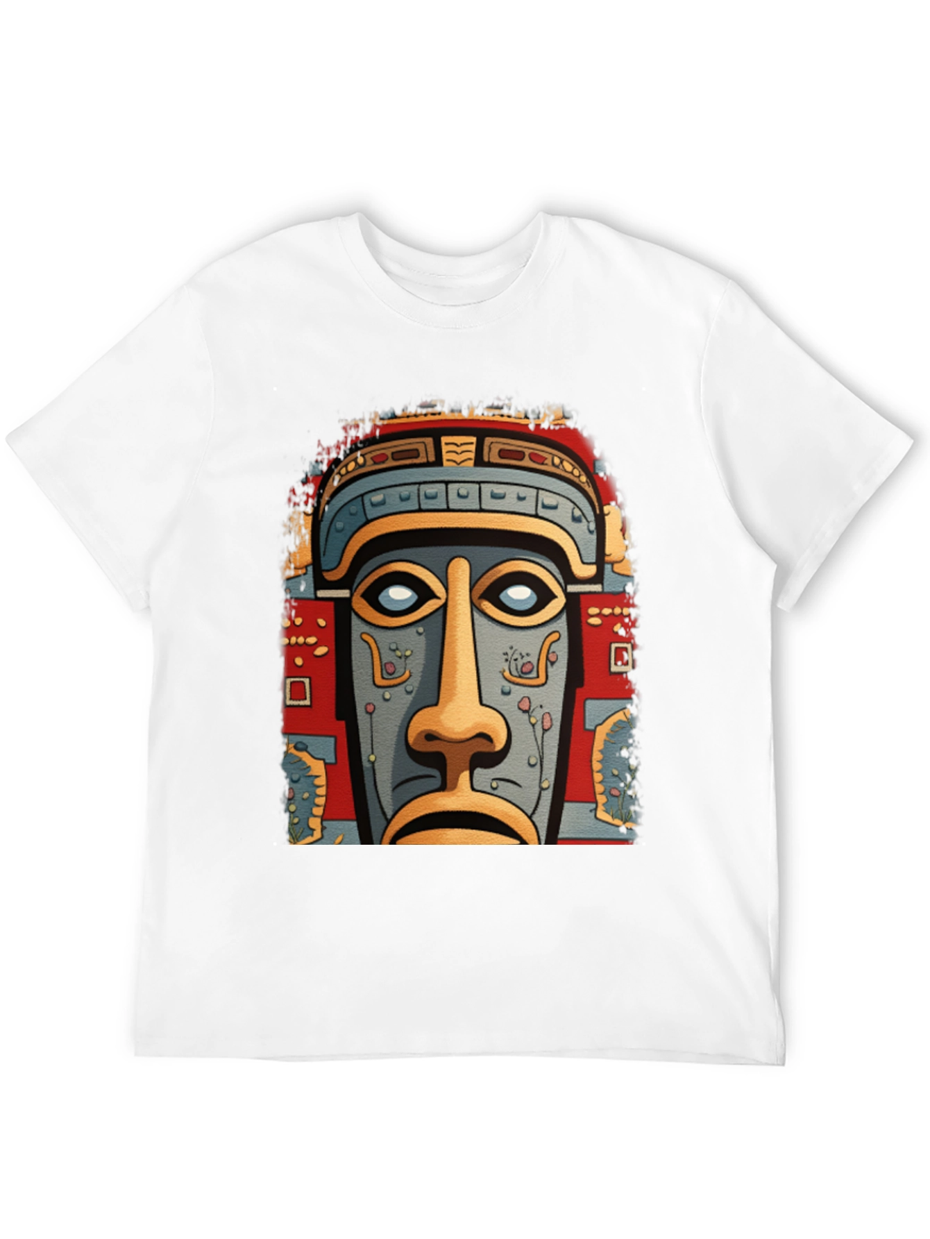 Tribal Mask Graphic T-Shirt