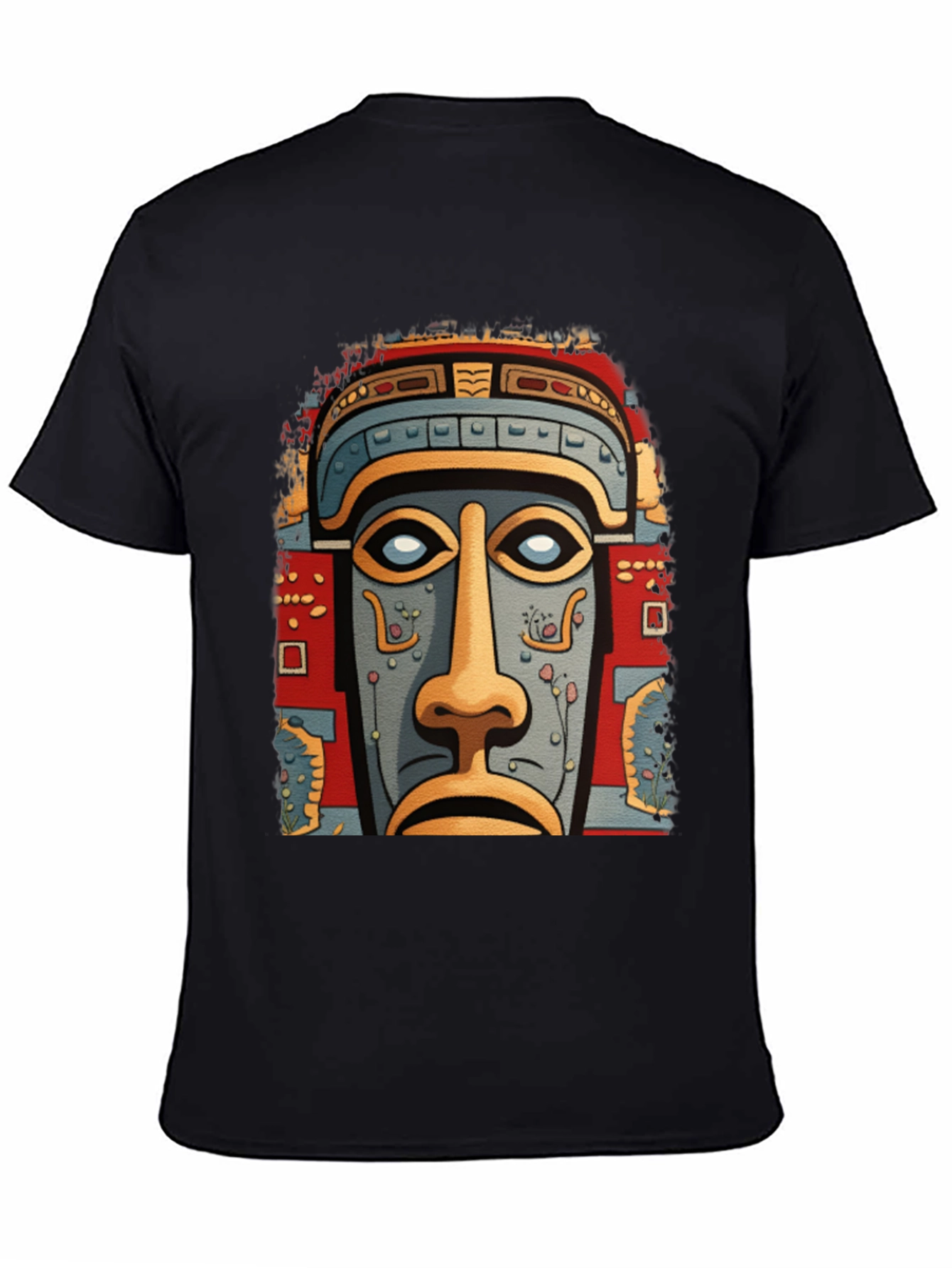 Tribal Mask Graphic T-Shirt