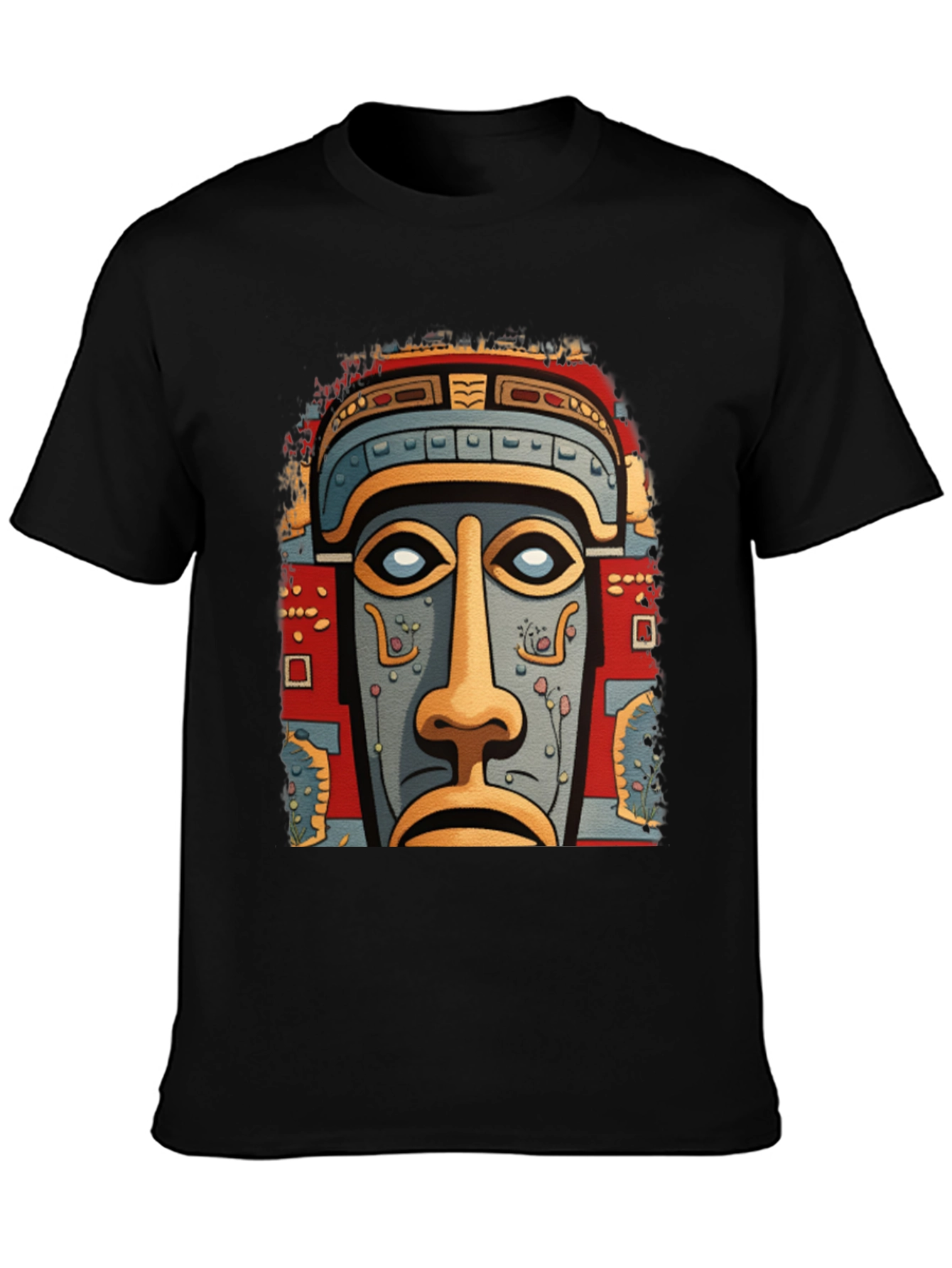 Tribal Mask Graphic T-Shirt