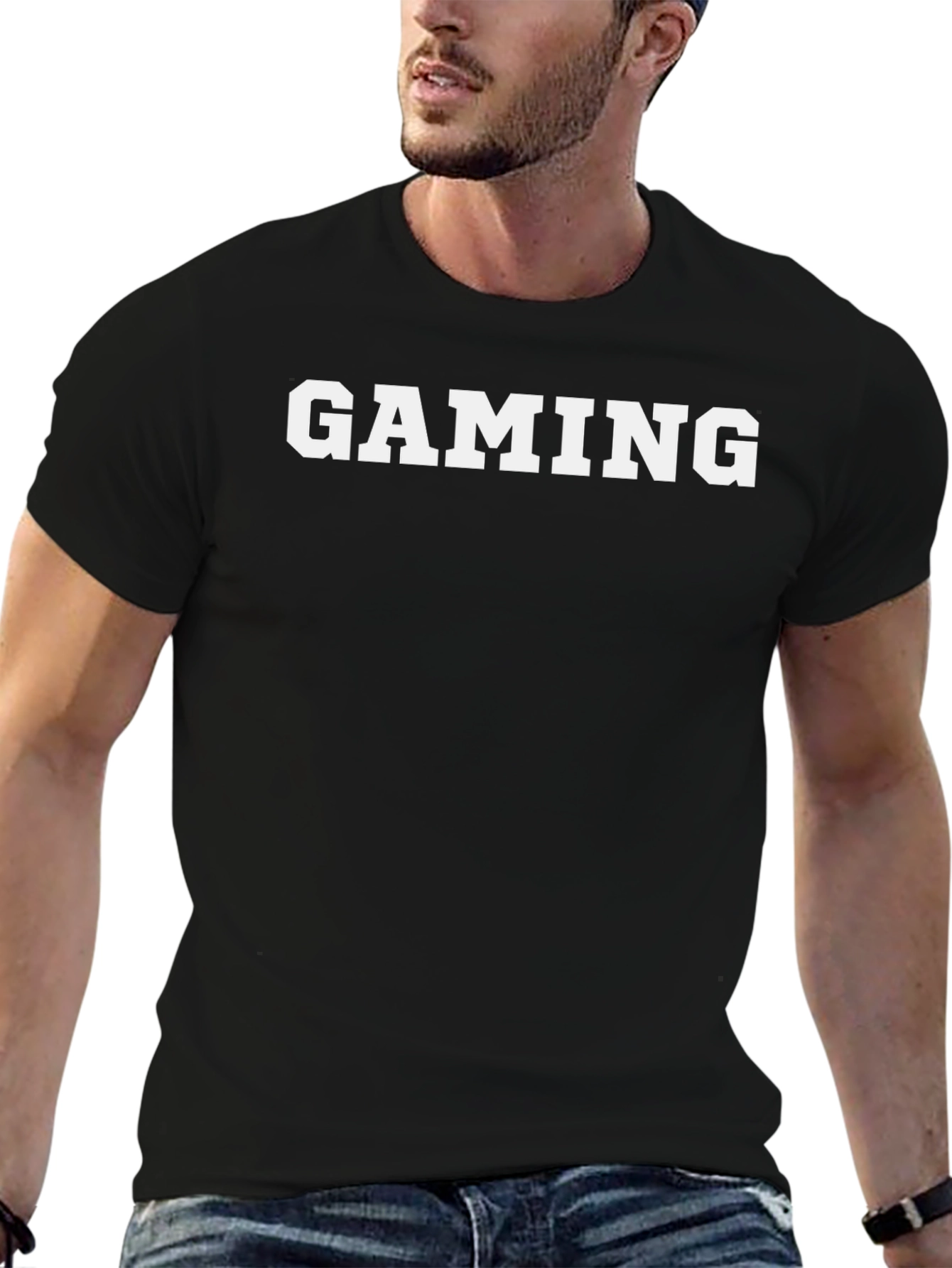 Gaming T-Shirt - Black Cotton Tee