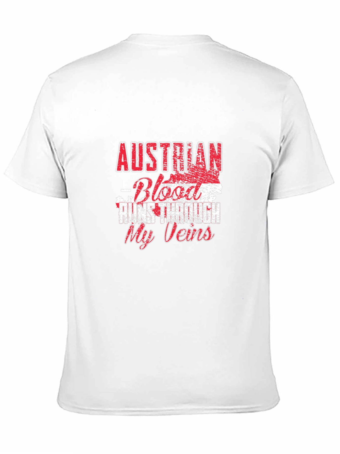 Austrian Blood Runs Through My Veins Black T-Shirt