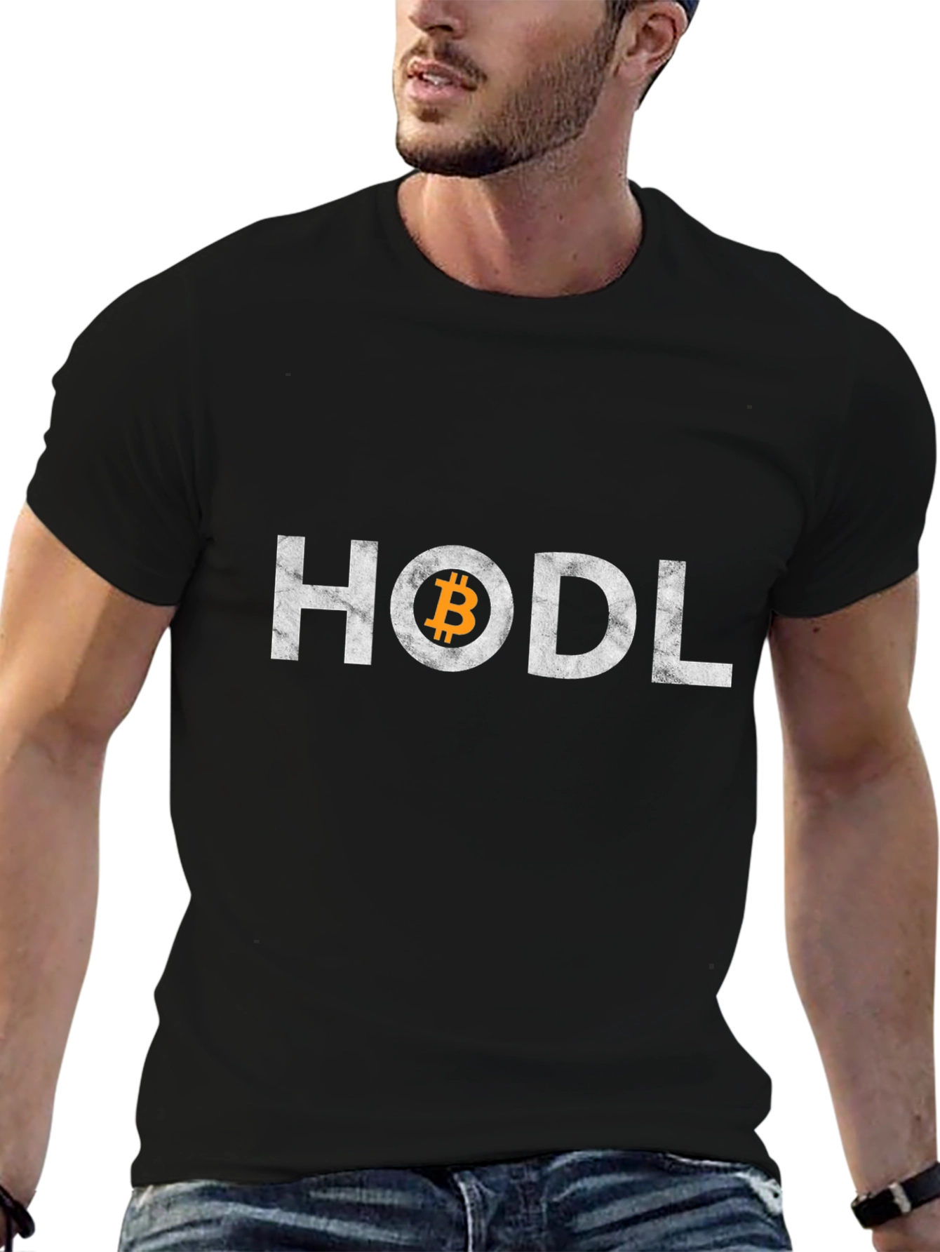 HODL Bitcoin Black T-Shirt