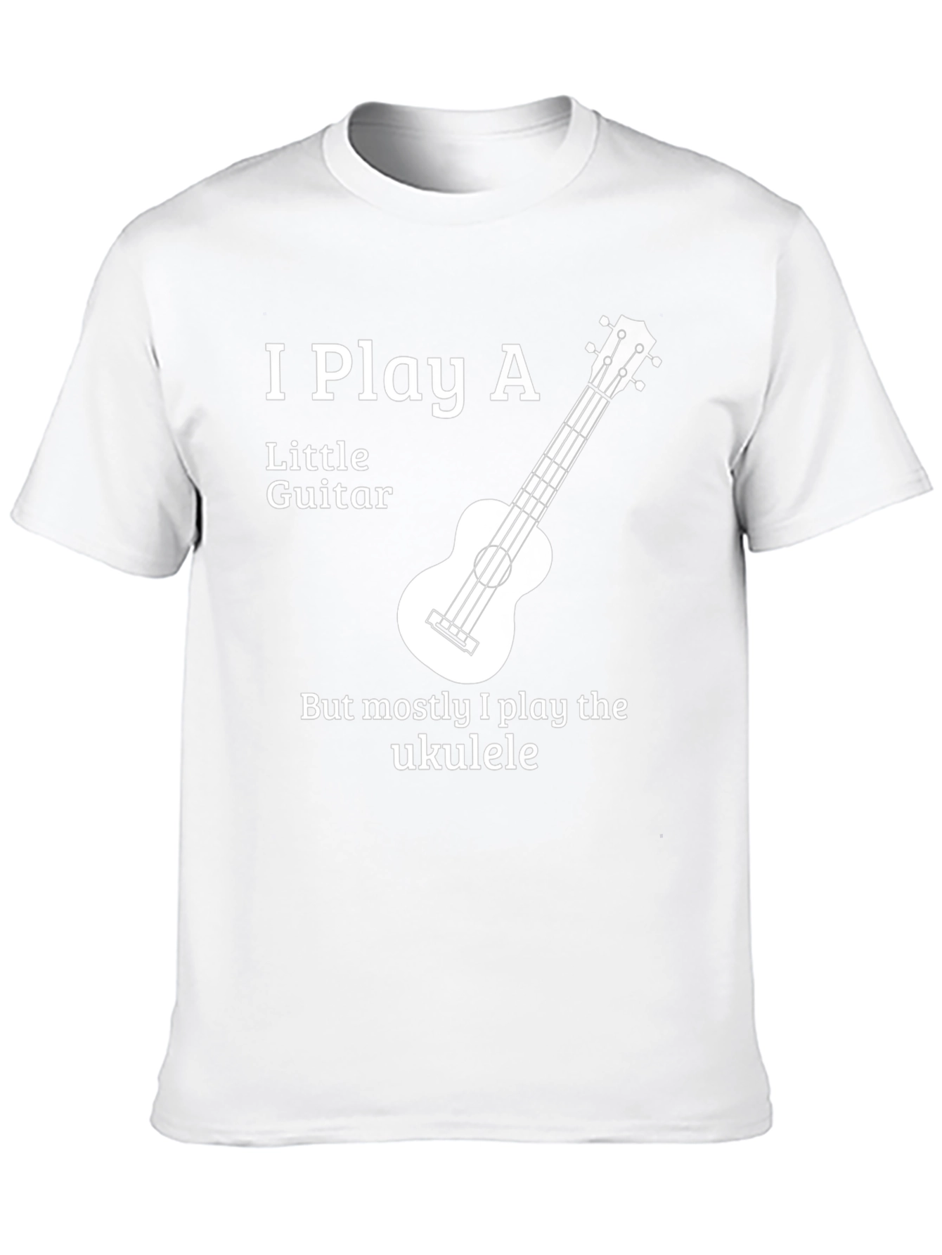 I Play Ukulele Graphic T-Shirt