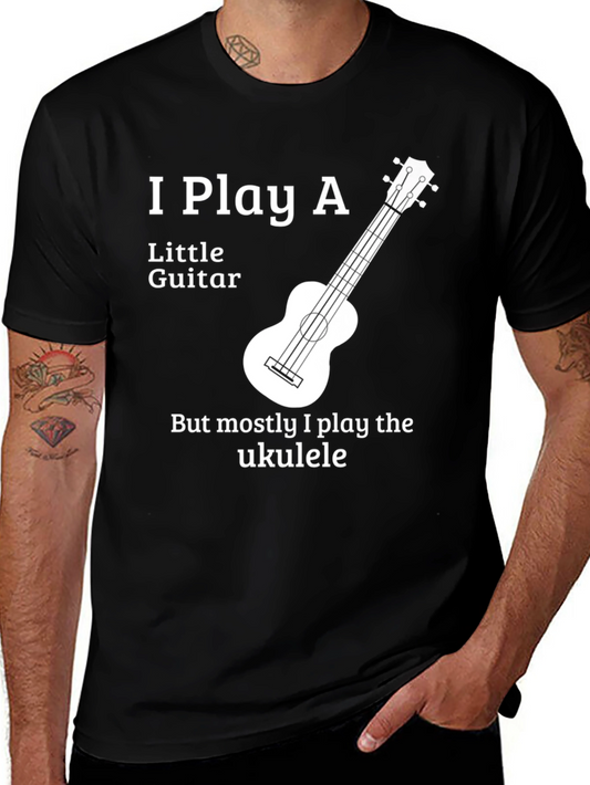 I Play Ukulele Graphic T-Shirt