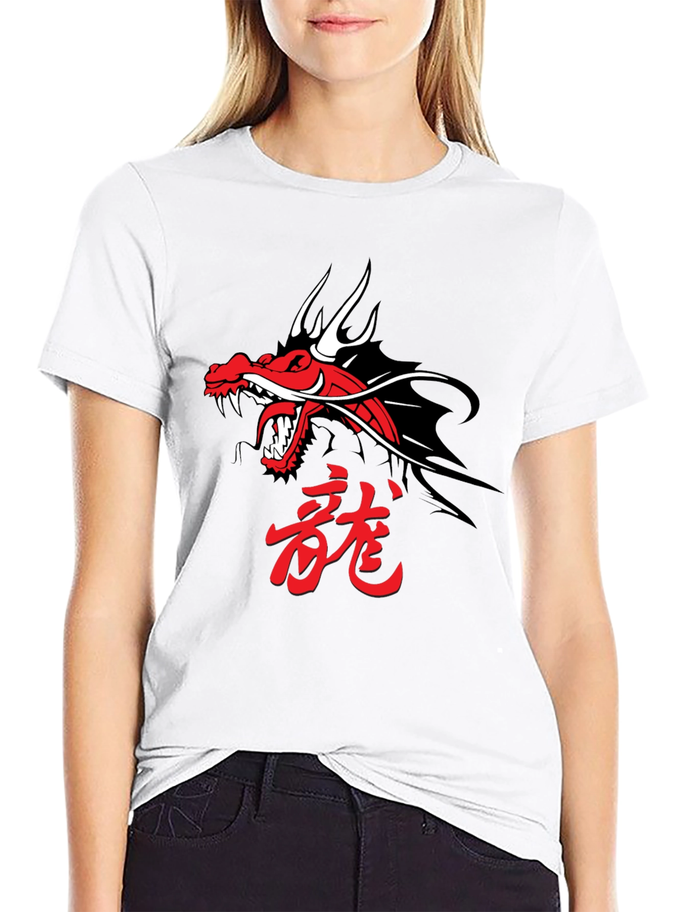 Dragon Graphic Tee - Black