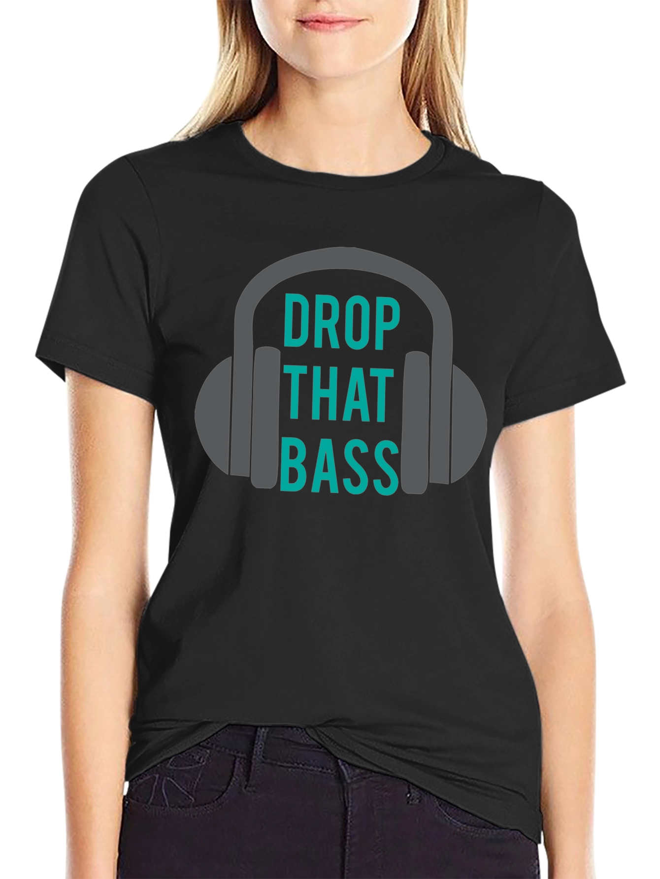 Drop That Bass Graphic Tee - Music Lover Shirt