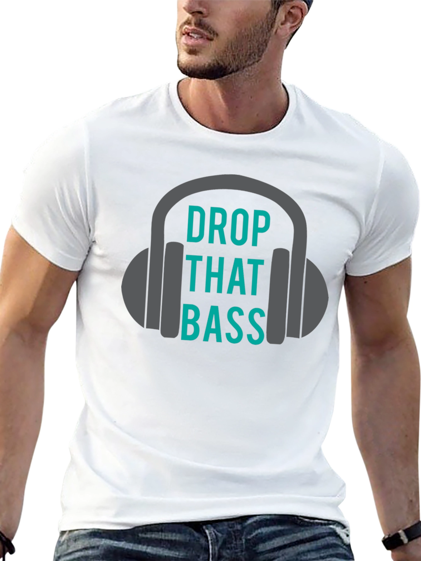 Drop That Bass Graphic Tee - Music Lover Shirt
