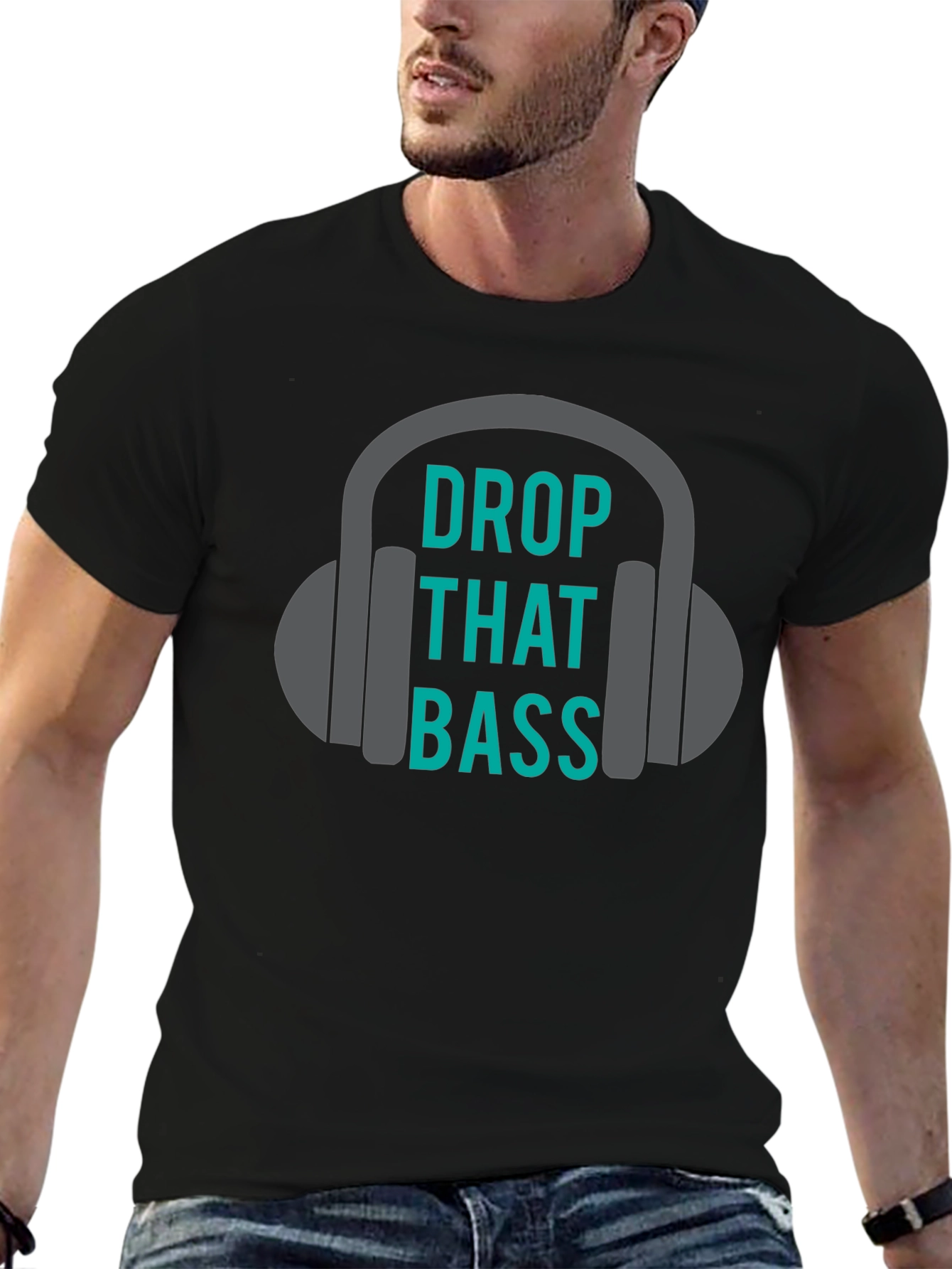 Drop That Bass Graphic Tee - Music Lover Shirt