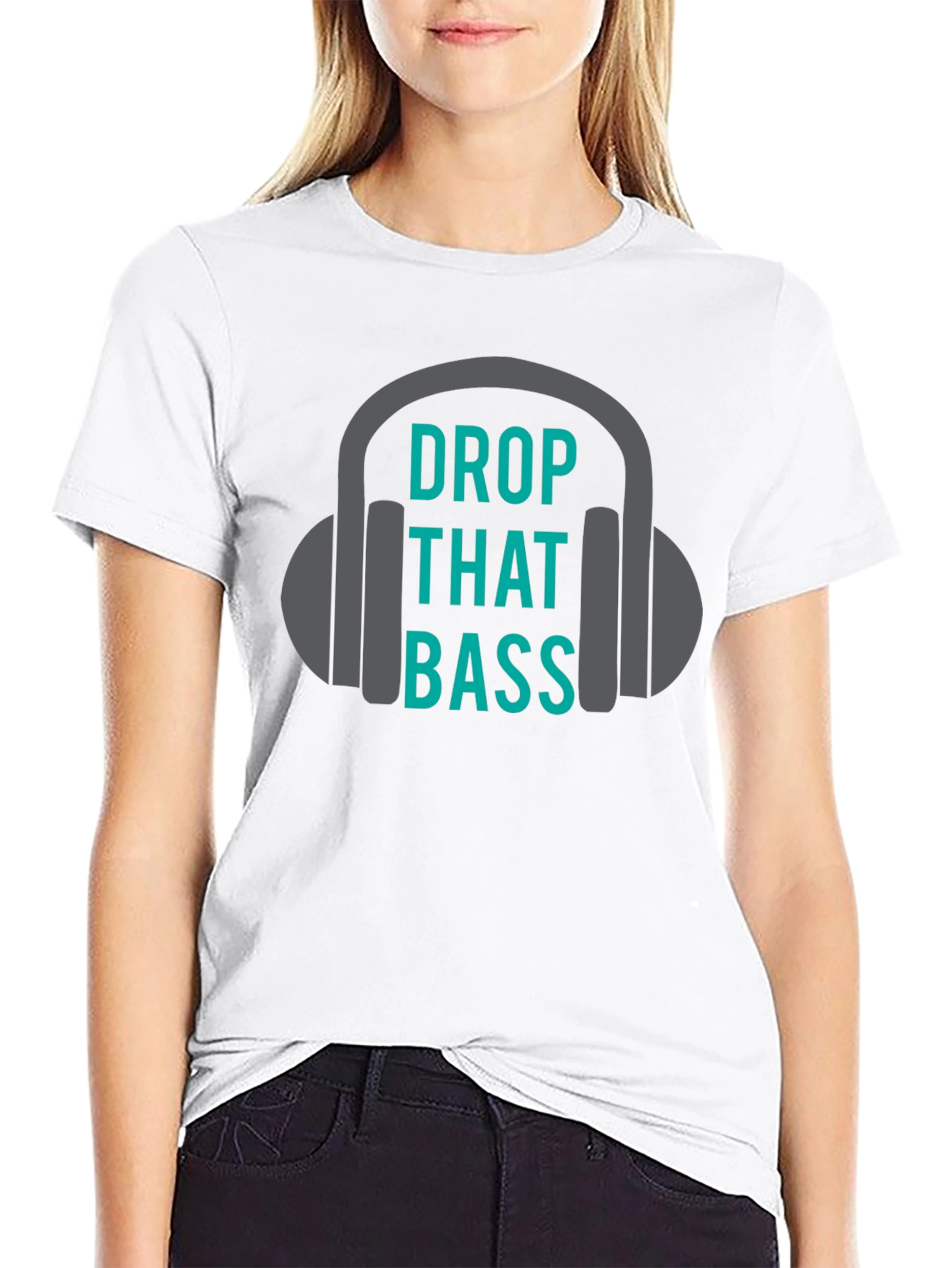 Drop That Bass Graphic Tee - Music Lover Shirt