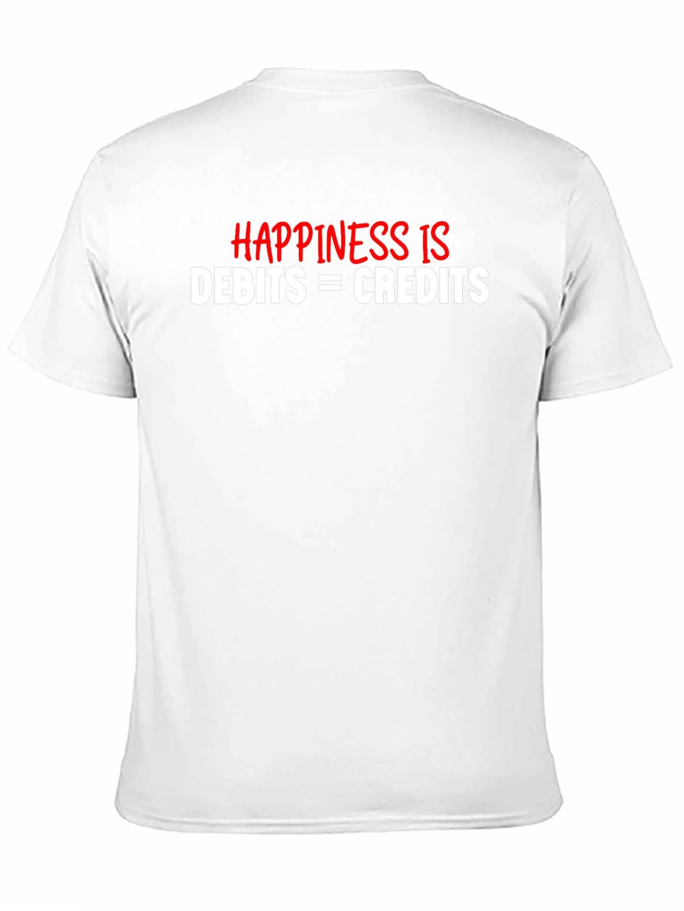 Accountant Humor T-Shirt Debits and Credits