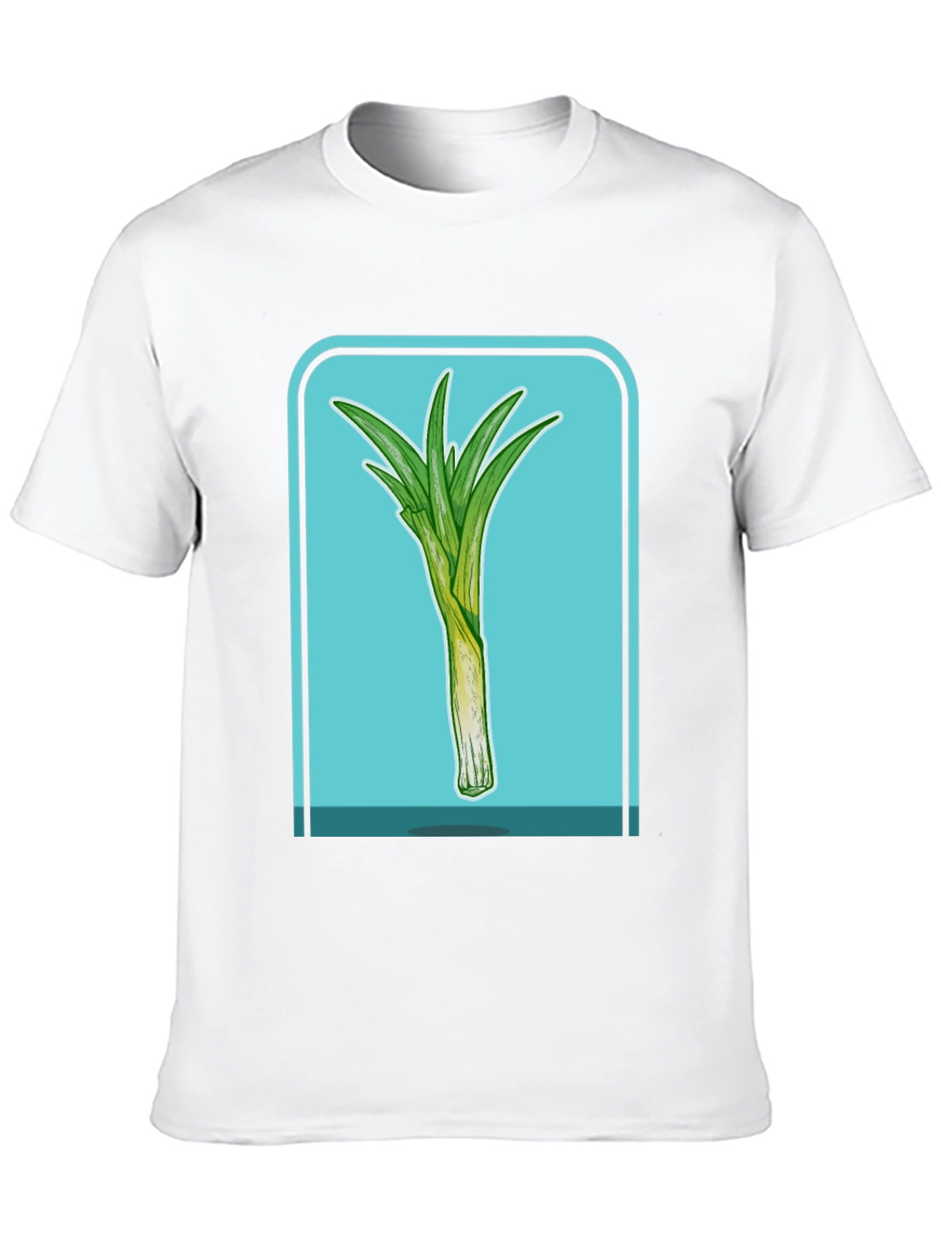 Leek T-Shirt - Stylish Vegetable Graphic Tee
