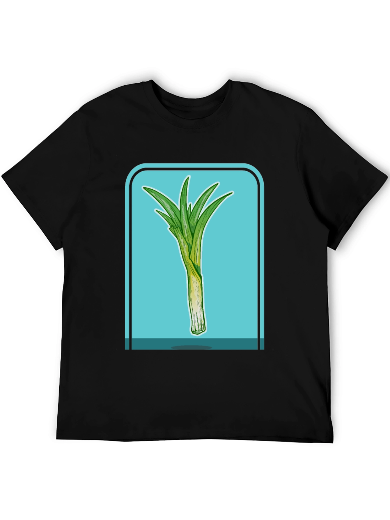 Leek T-Shirt - Stylish Vegetable Graphic Tee