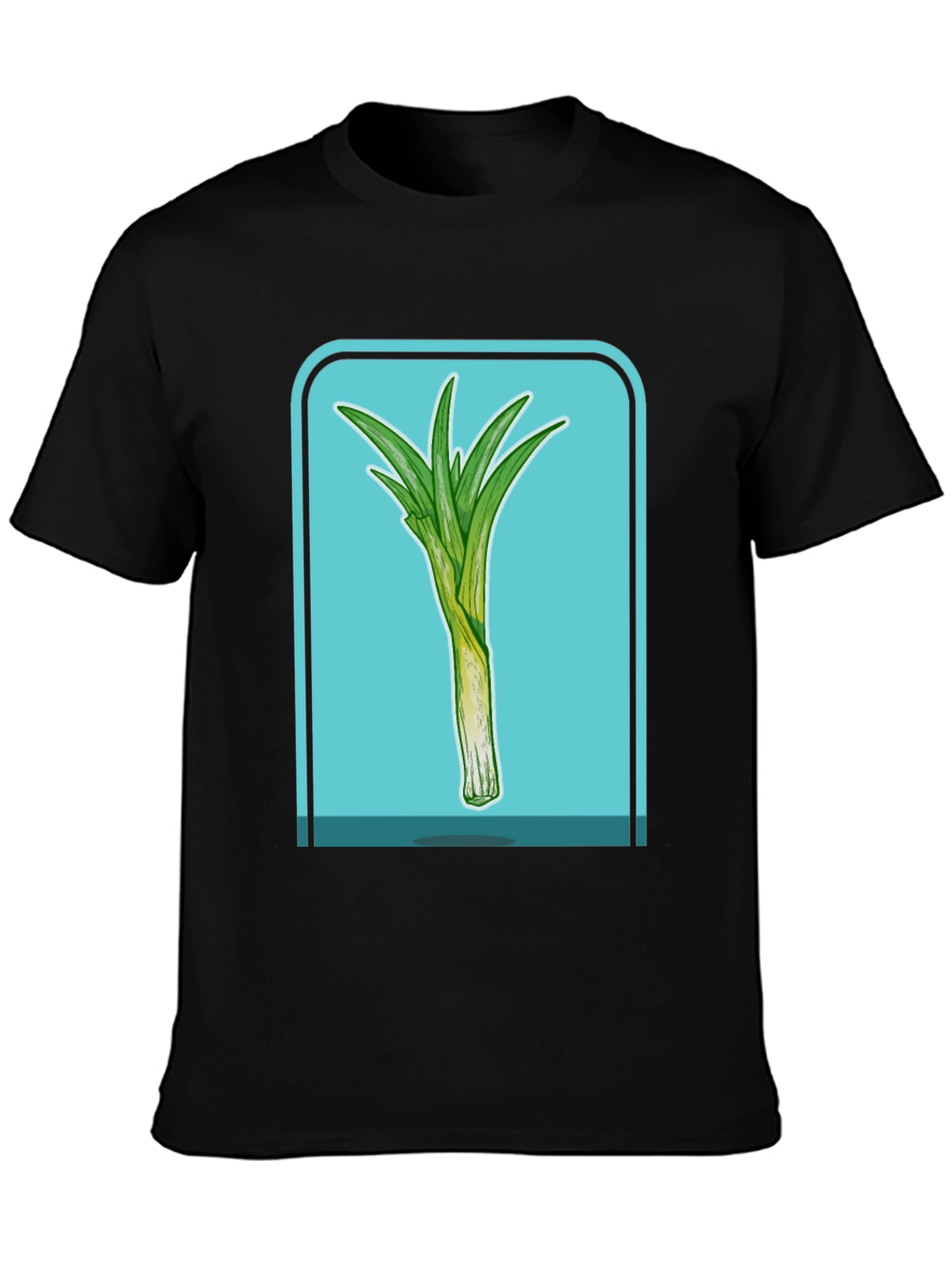 Leek T-Shirt - Stylish Vegetable Graphic Tee