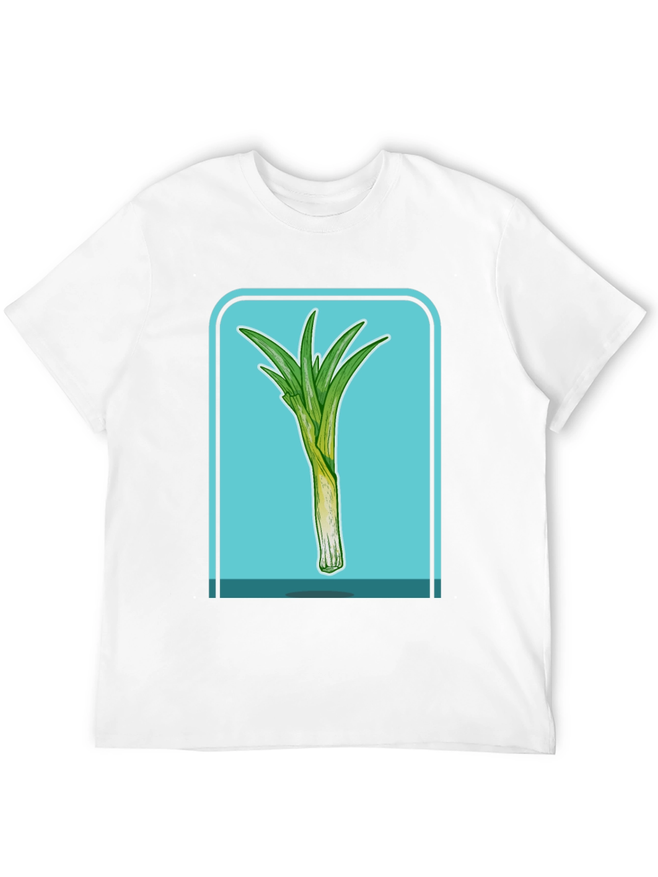 Leek T-Shirt - Stylish Vegetable Graphic Tee