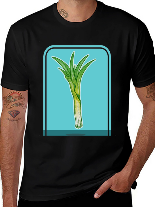 Leek T-Shirt - Stylish Vegetable Graphic Tee