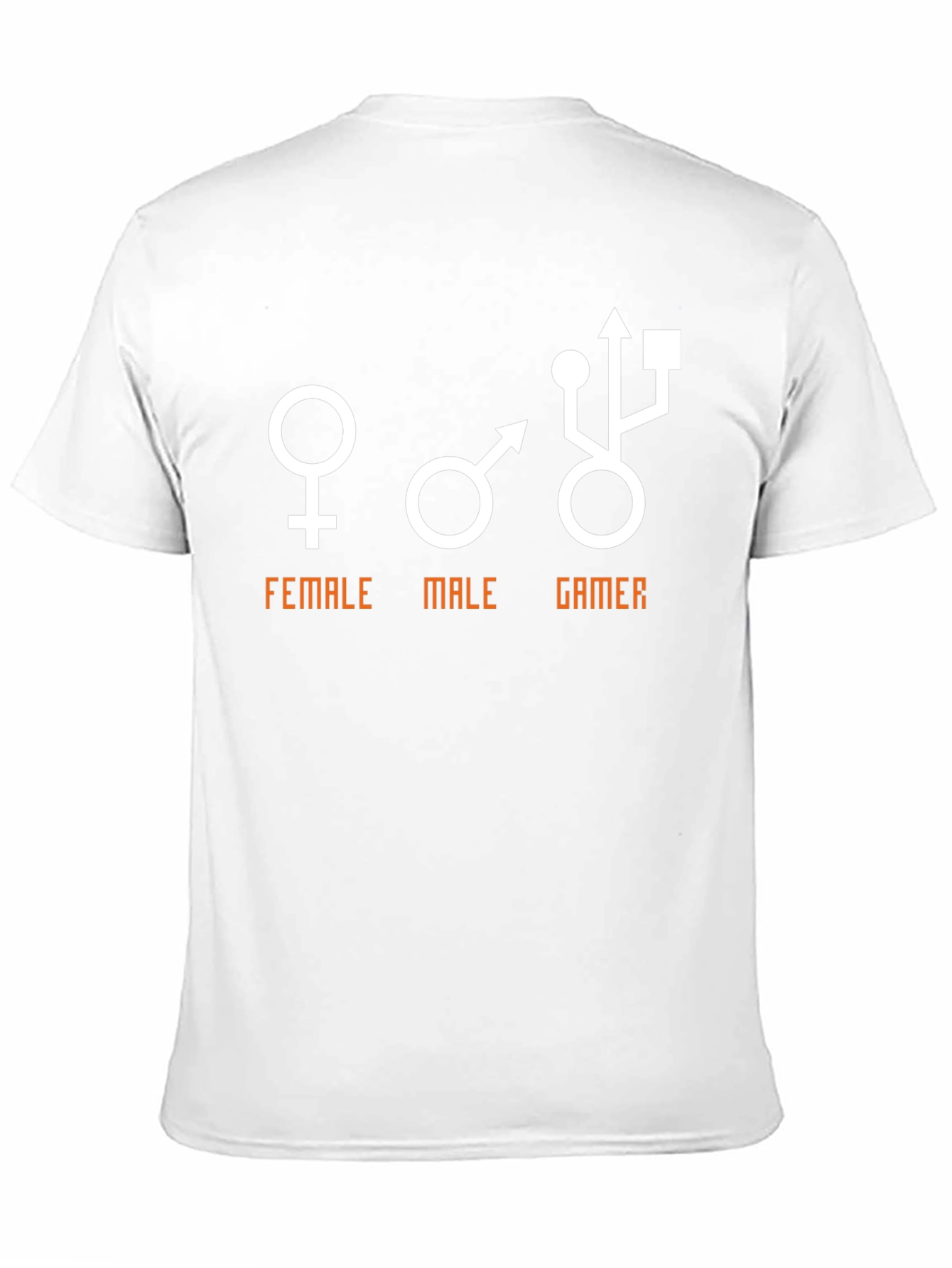 Funny Gamer T-Shirt: Female Male Gamer USB