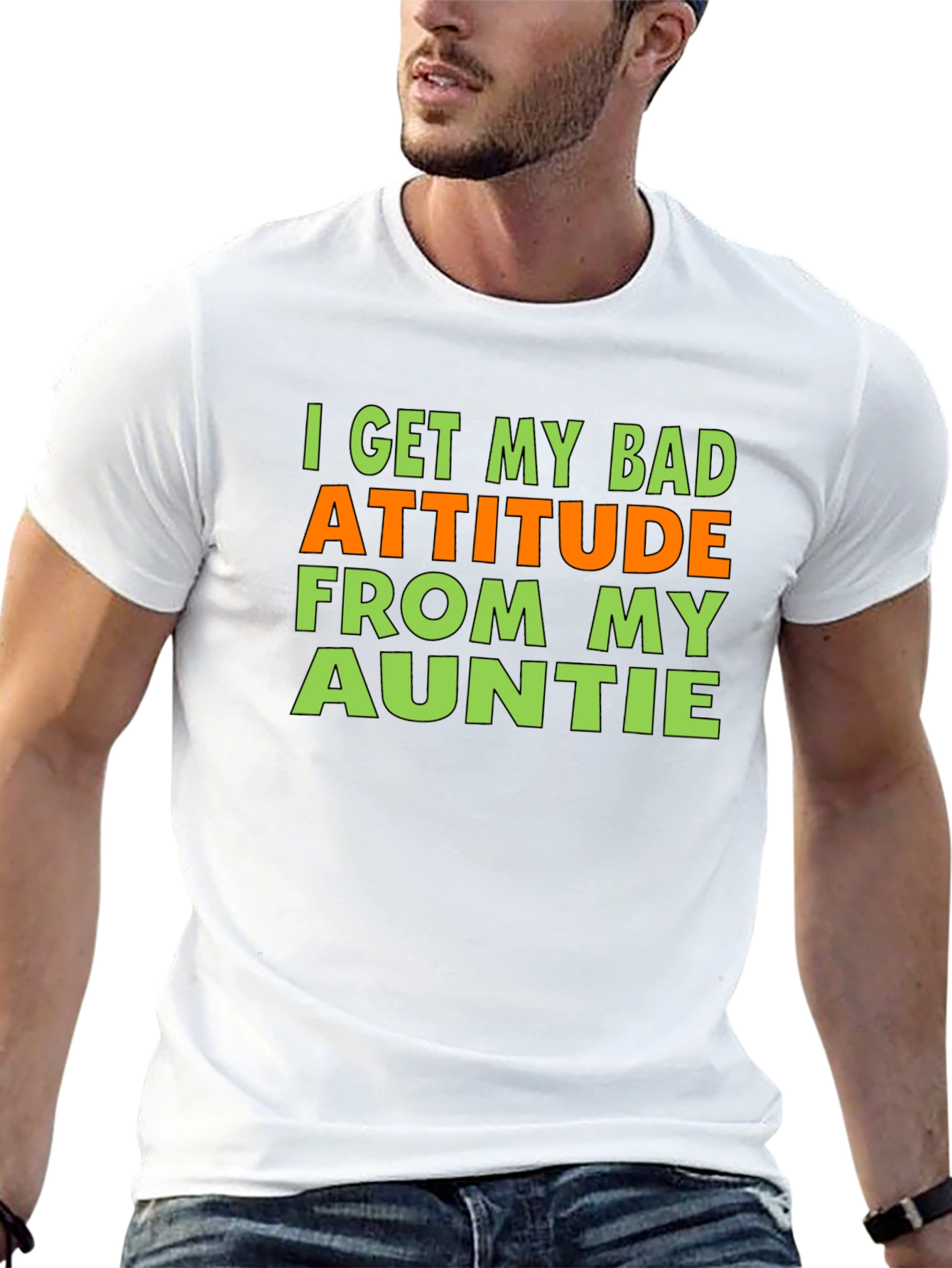 Bad Attitude Auntie T-Shirt
