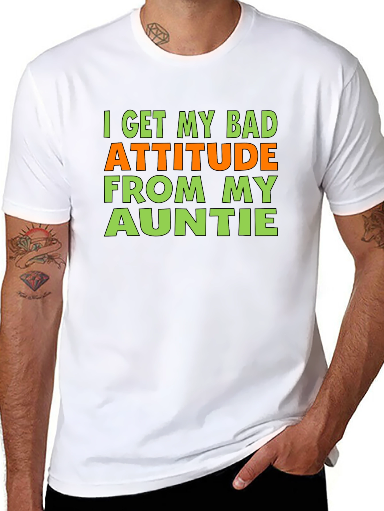 Bad Attitude Auntie T-Shirt