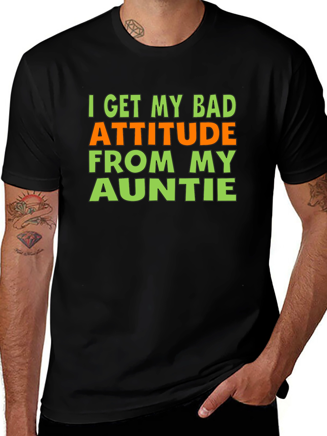 Bad Attitude Auntie T-Shirt