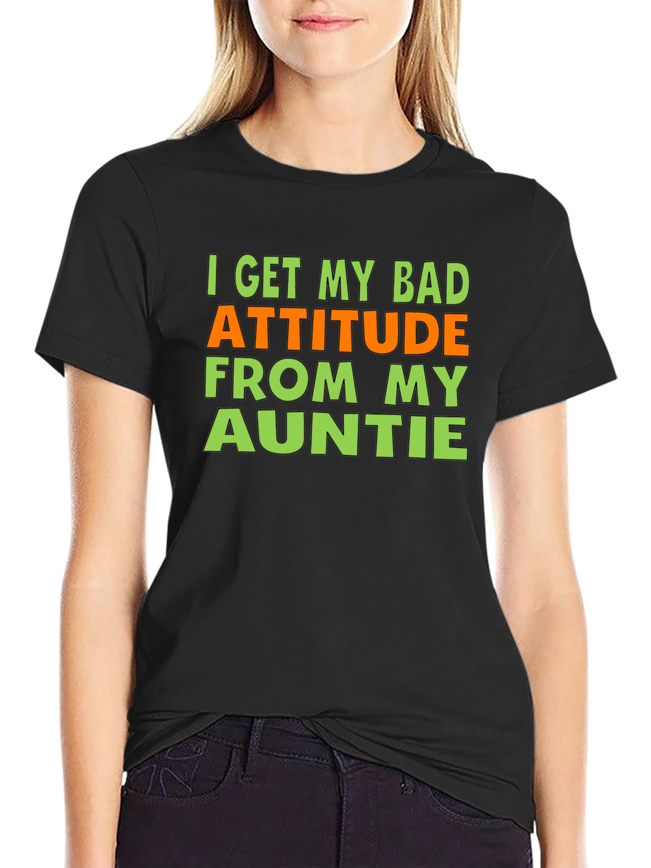 Bad Attitude Auntie T-Shirt