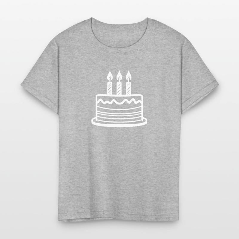 Vector 3rd Birthday Cake Custom Colors path1