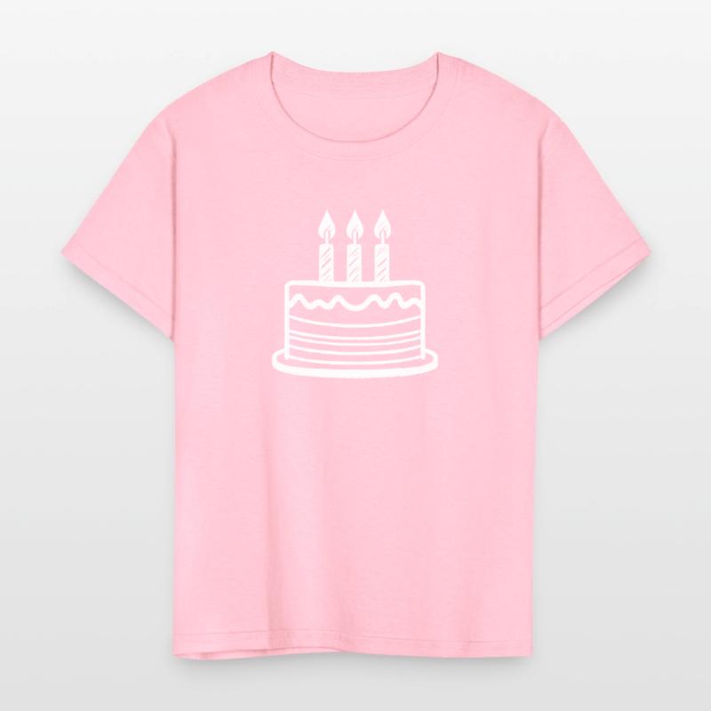 Vector 3rd Birthday Cake Custom Colors path1