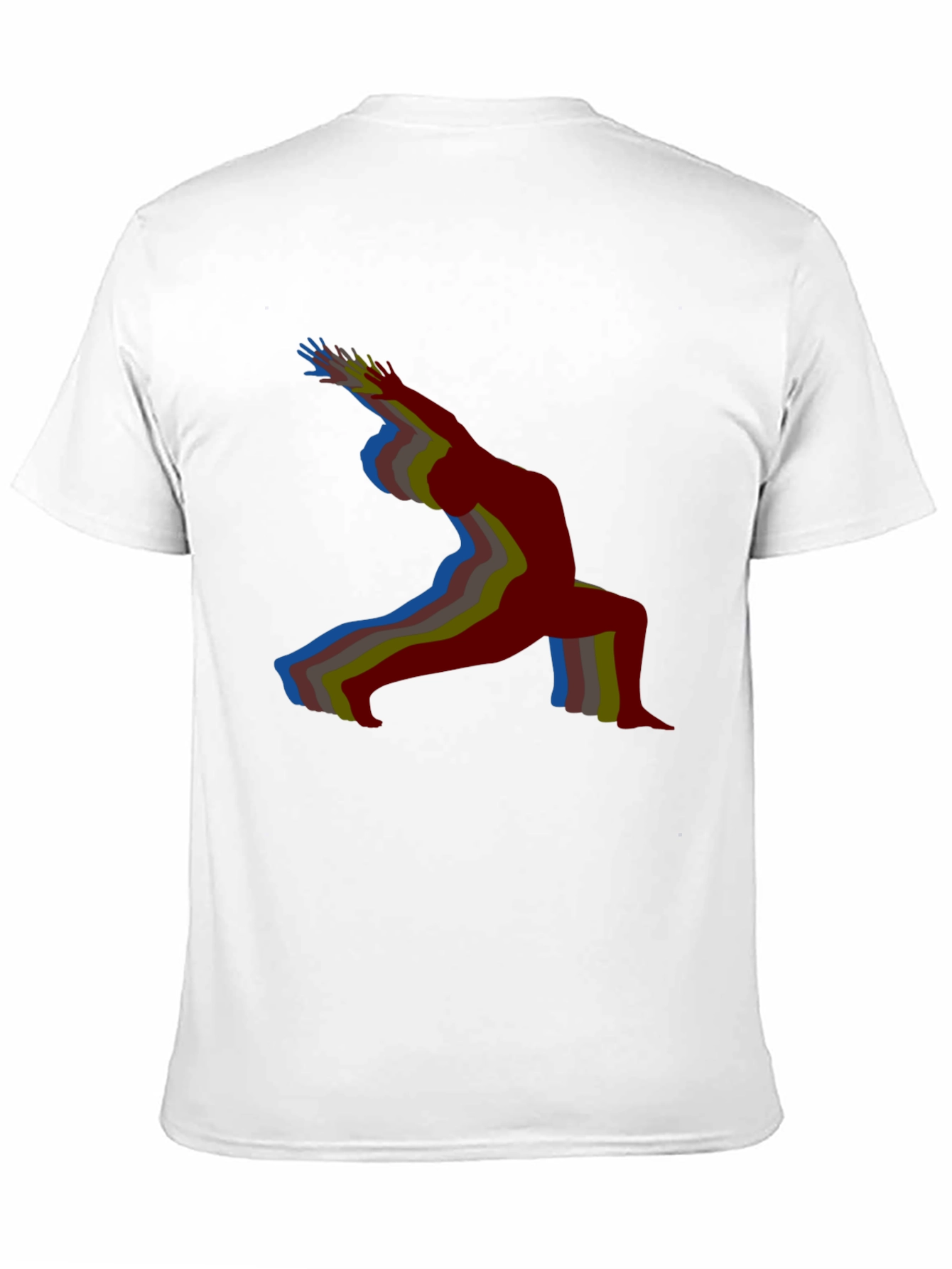 Yoga Pose Black T-Shirt - Mens Graphic Tee