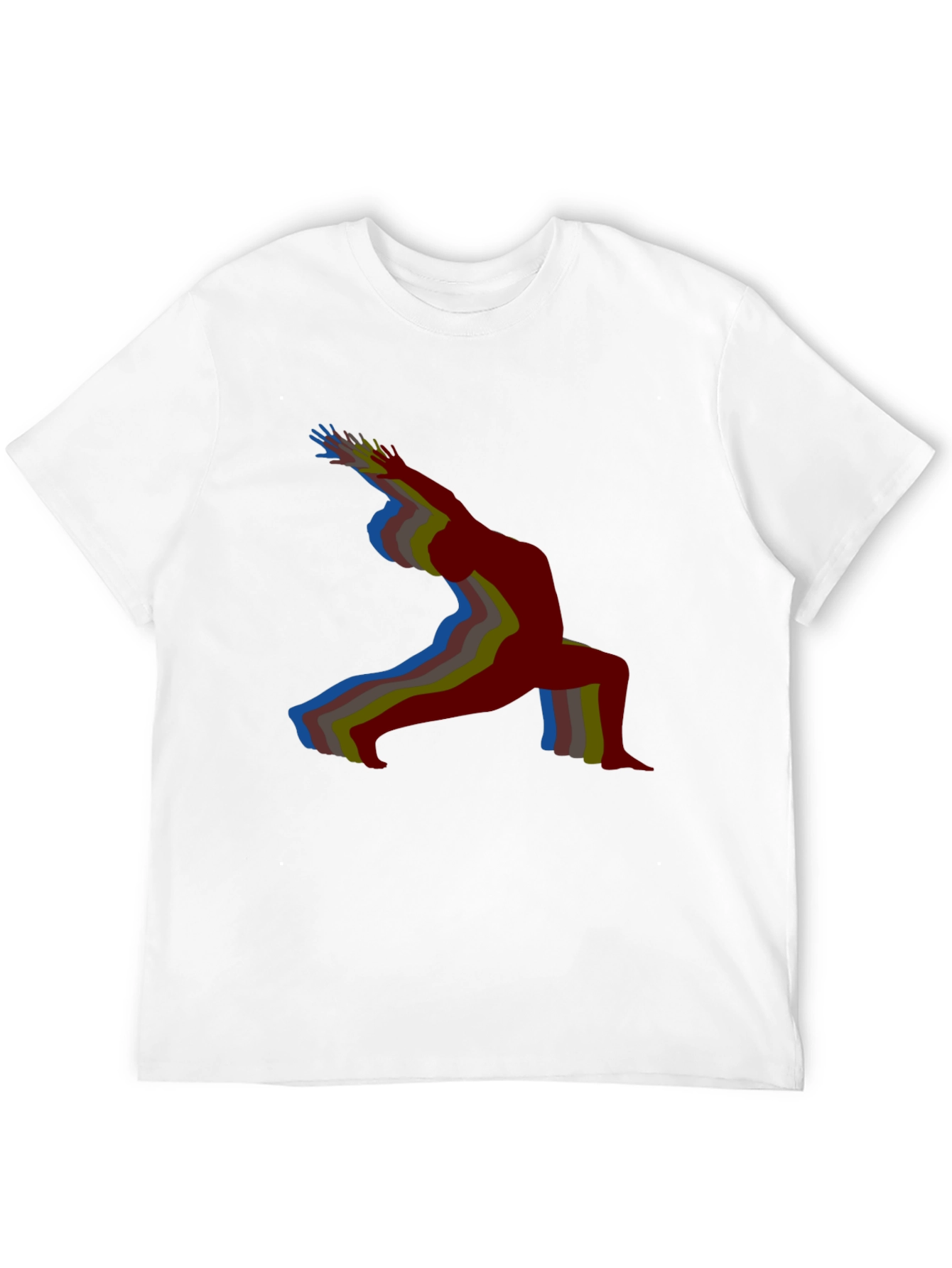Yoga Pose Black T-Shirt - Mens Graphic Tee