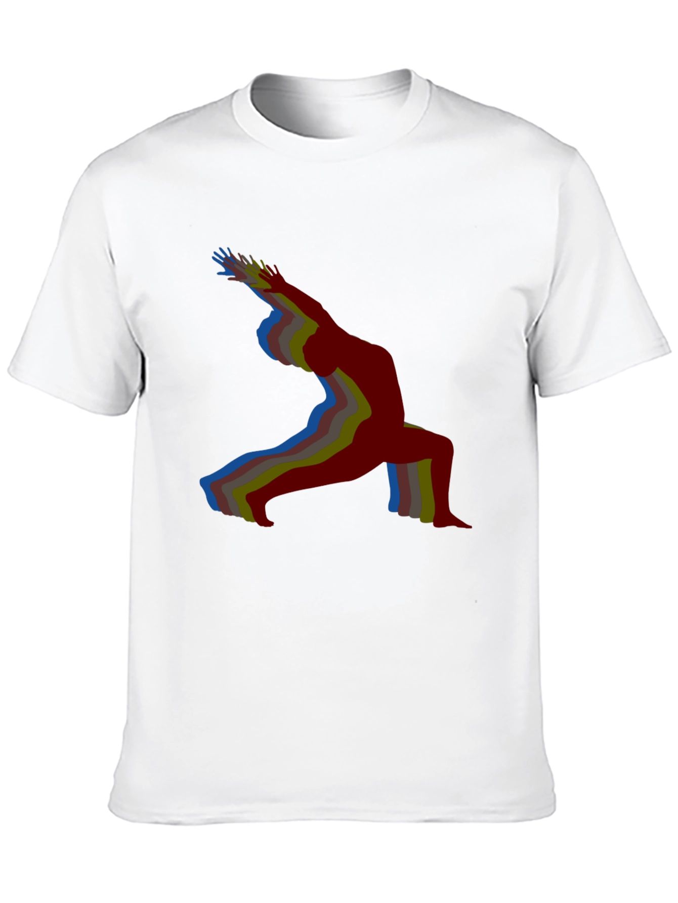 Yoga Pose Black T-Shirt - Mens Graphic Tee