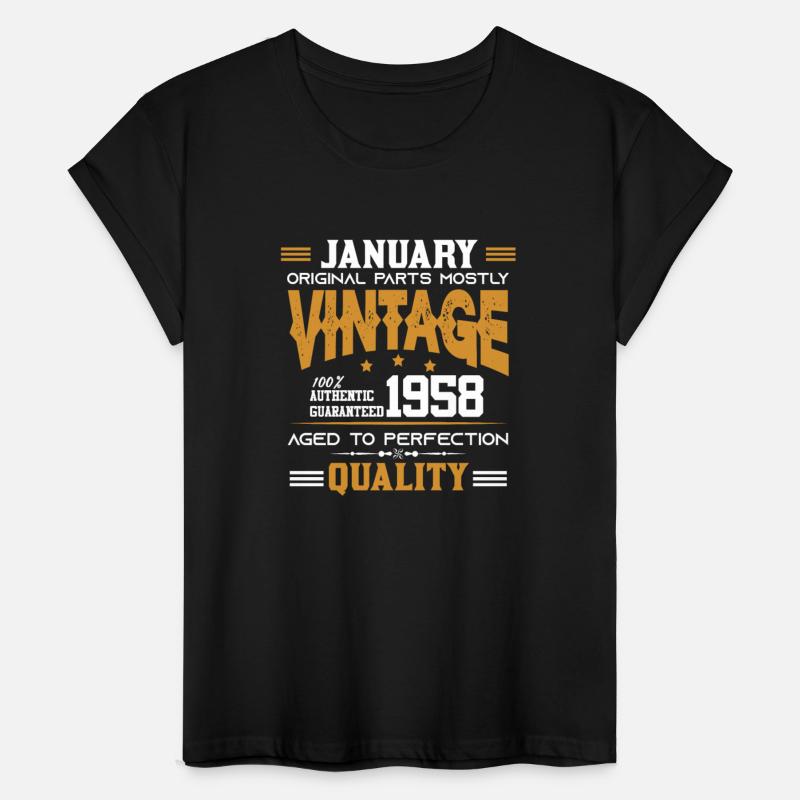 Vintage Aged To Perfection January 1958