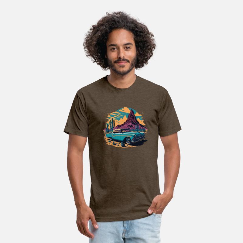 Vintage car in the desert