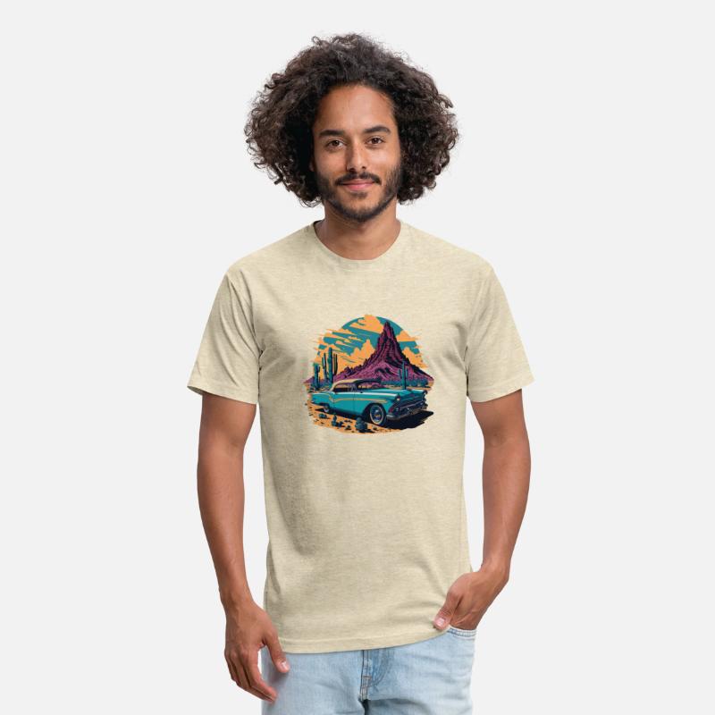 Vintage car in the desert