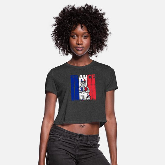 Vintage France Soccer Skeleton Fan Team